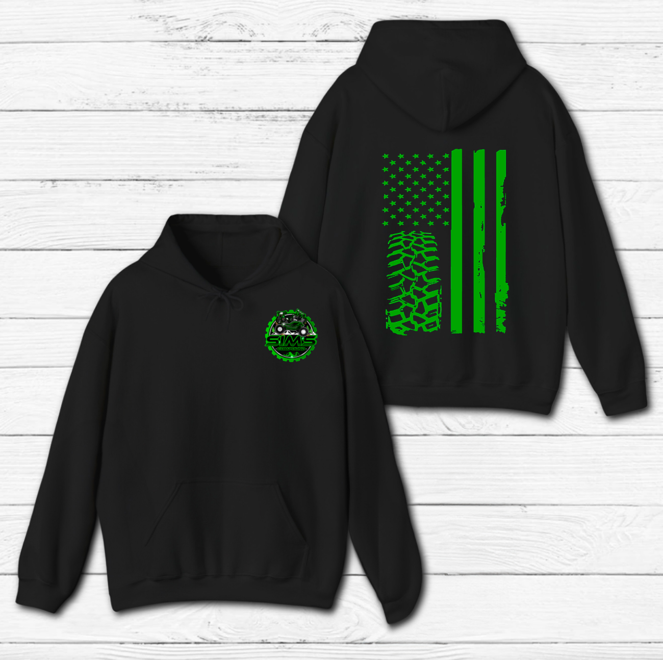 Youth American Flag Hoodie - Click for Color Options
