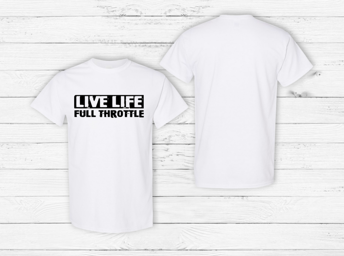 Youth Live Life Full Throttle - Click for Color Options