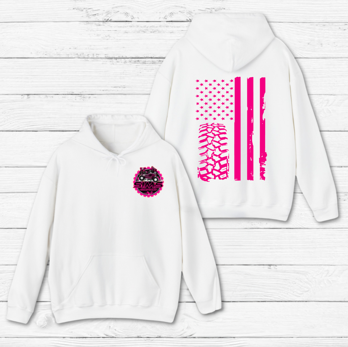 Youth American Flag Hoodie - Click for Color Options