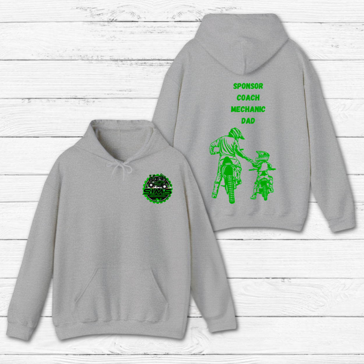 Dad/Son Hoodie - Click for Color Options