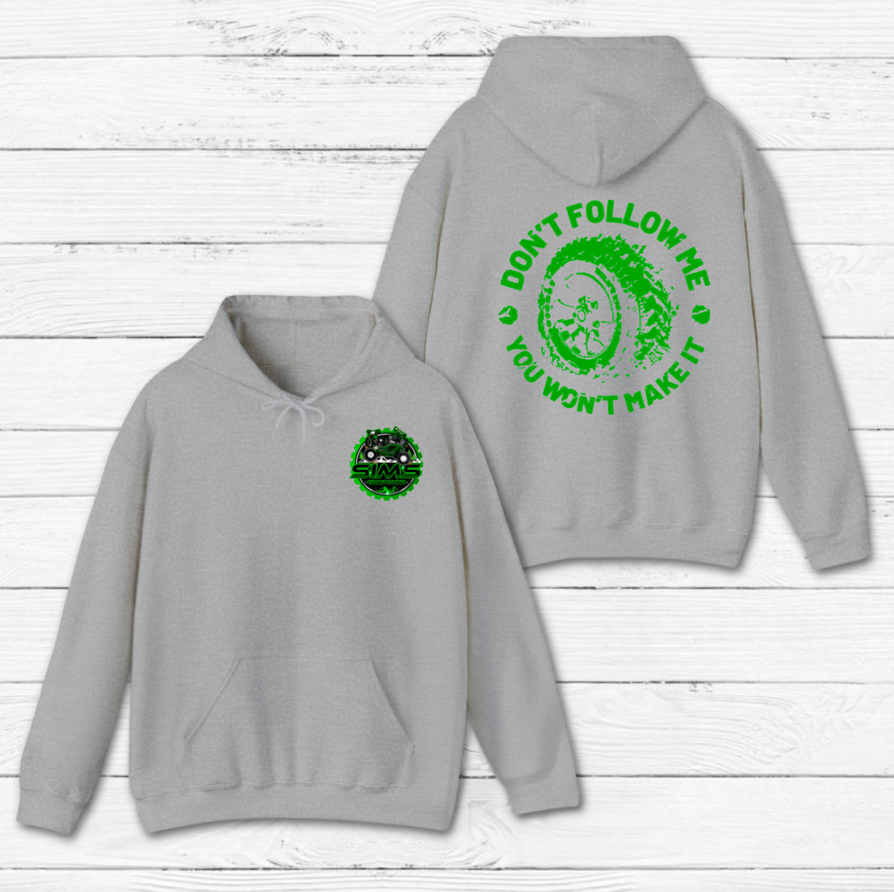 Don't Follow Me Hoodie - Click for Color Options