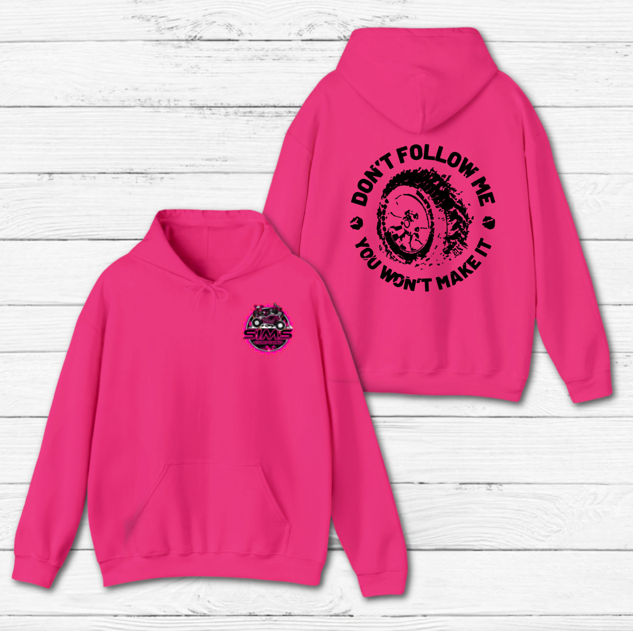 Don't Follow Me Hoodie - Click for Color Options