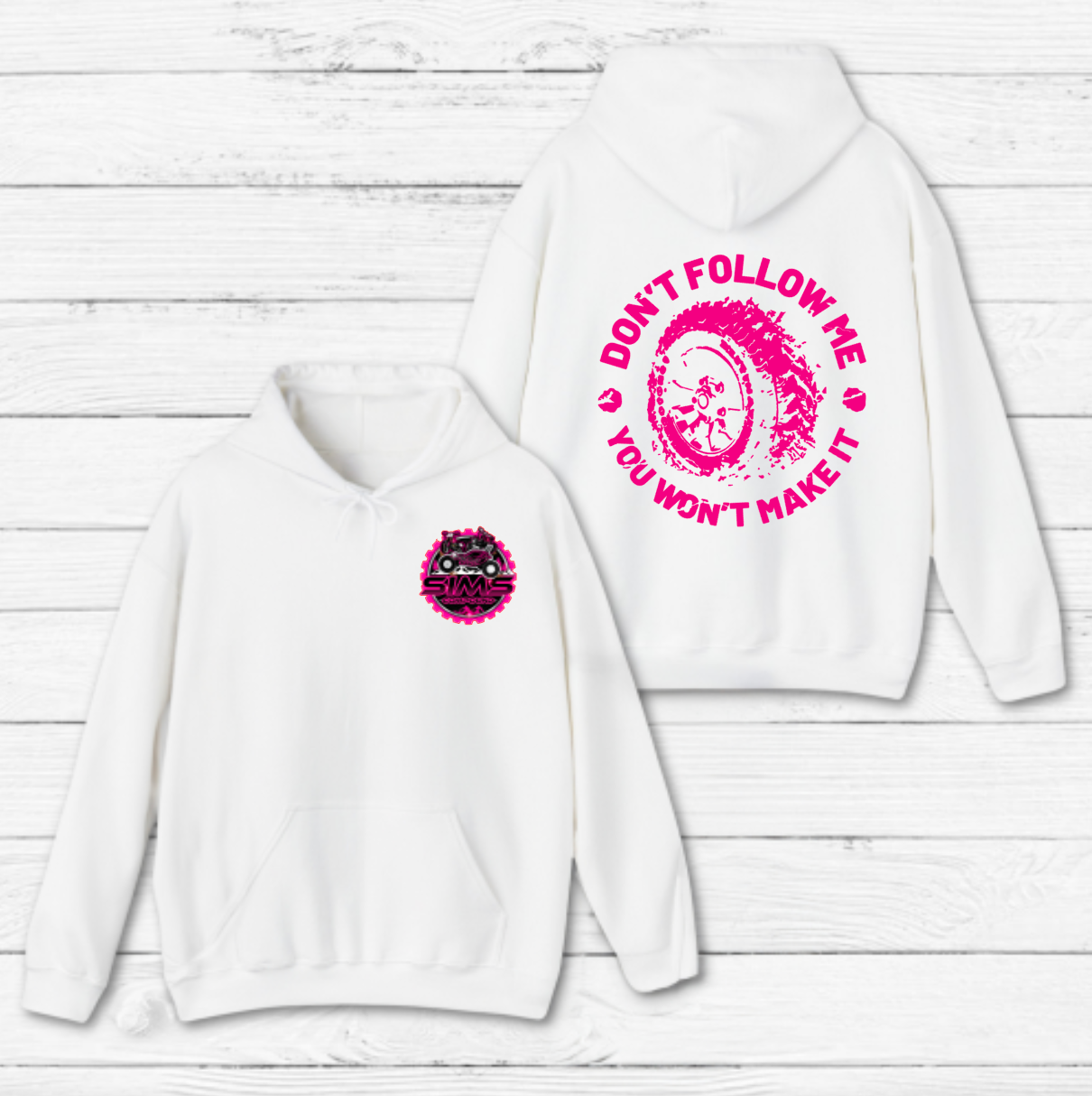 Don't Follow Me Hoodie - Click for Color Options