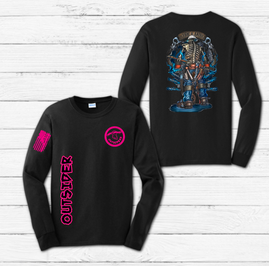 Pink Outsider Dri-Fit Long Sleeve Shirt