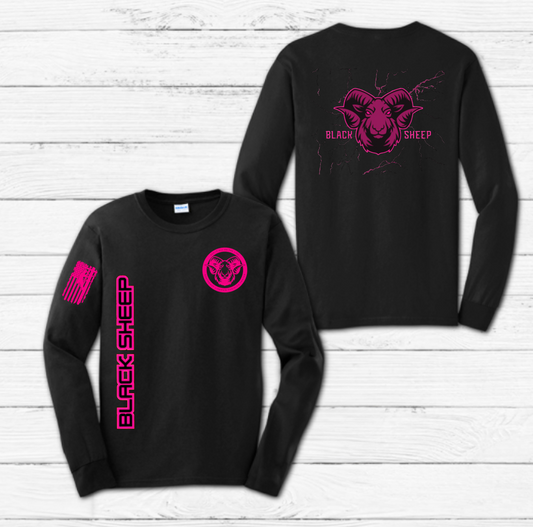 Pink Black Sheep Dri-Fit Long Sleeve Shirt