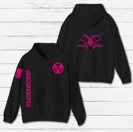 Pink Black Sheep Hoodie