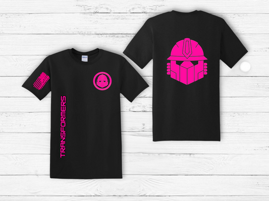 Pink Transformers Short Sleeve Shirt