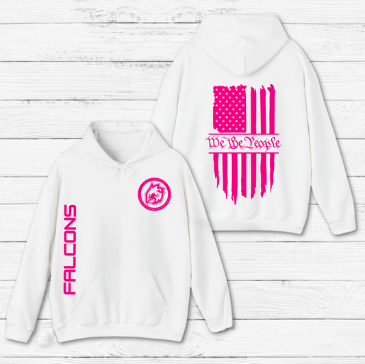 Pink Falcon Hoodie