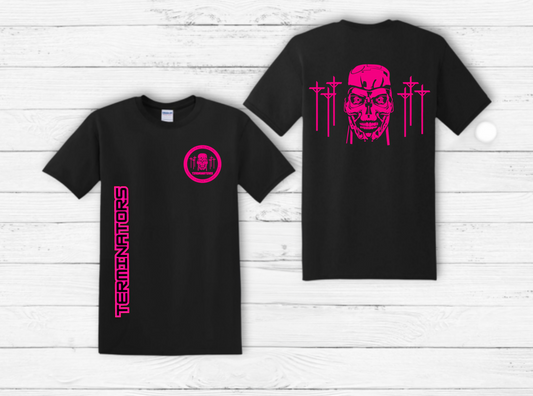 Pink Terminator Short Sleeve Shirt