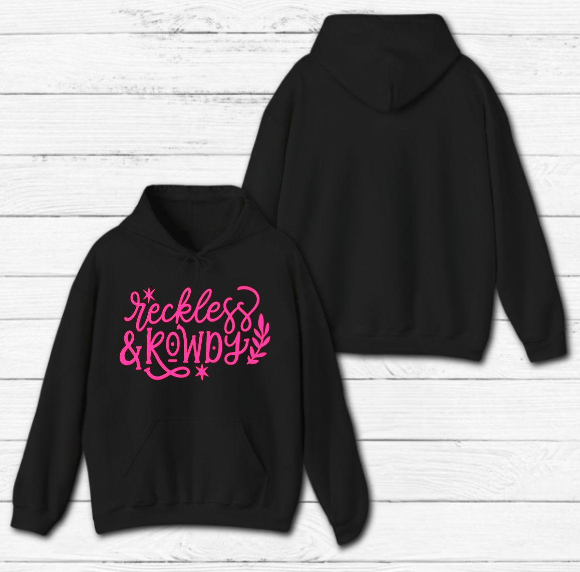 Youth Reckless and Rowdy Hoodie - Click for Color Options